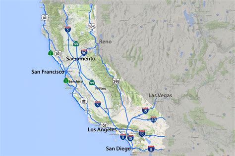 list of freeways in california.